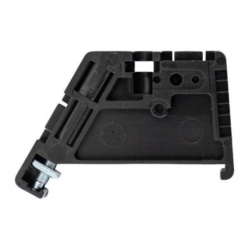 Ограничитель на DIN-рейку 1 винт EW пластик. EKF ahdw-ew