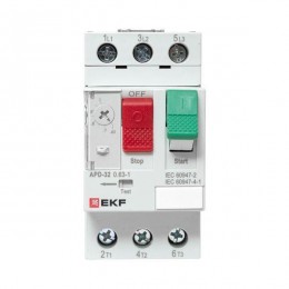 Выключатель автоматический для защиты двигателя АПД-32 0.63-1.0А EKF apd-me-1.0