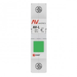 Лампа сигнальная AV-L зел. EKF av-l-green-averes