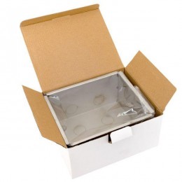 Коробка напольная под лючок C-Line 8 EKF cl-knl-8