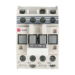 Контактор КМЭ-1 12А кат. 400В AC 1НО EKF ctr-s-12-380