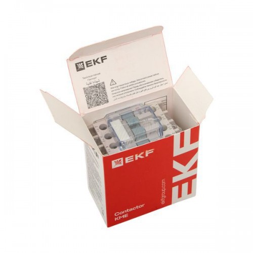 Контактор КМЭ 9А кат. 220В AC 1НЗ EKF ctr-s-9-220-nc