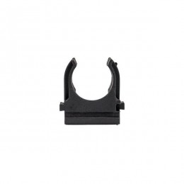 Держатель для труб (клипса) d16мм черн. (уп.10шт) Plast EKF derj-z-16b