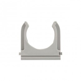 Держатель для труб (клипса) d25мм сер. (уп.10шт) Plast EKF derj-z-25n-r