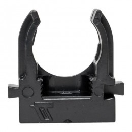 Держатель для труб (клипса) d16мм для монтажн. пистолета черн. (уп.100шт) Plast EKF derjp-z-16-black