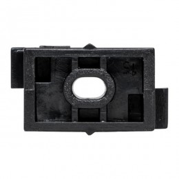 Держатель для труб (клипса) d16мм для монтажн. пистолета черн. (уп.100шт) Plast EKF derjp-z-16-black