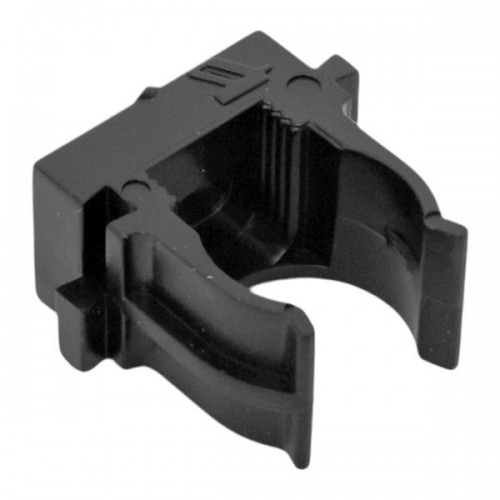 Держатель для труб (клипса) d16мм для монтажн. пистолета черн. (уп.100шт) Plast EKF derjp-z-16-black