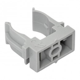 Держатель для труб (клипса) d20мм для монтажн. пистолета сер. (уп.100шт) Plast EKF derjp-z-20