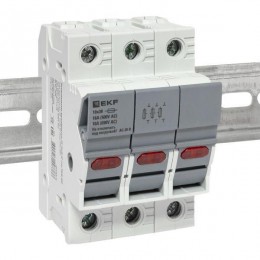 Предохранитель-разъединитель DF 10х38 3п (тип ПВЦ) EKF df103-e