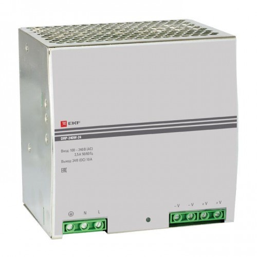 Блок питания 24В DRP-240W-24 EKF drp-240w-24