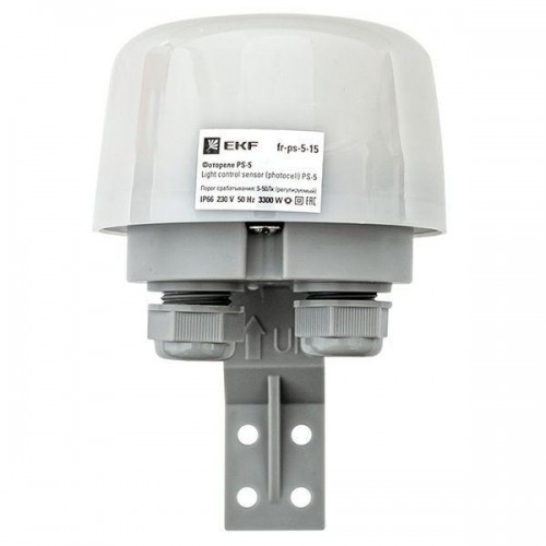 Фотореле PS-5 15А 3300Вт IP66 PROxima EKF fr-ps-5-15