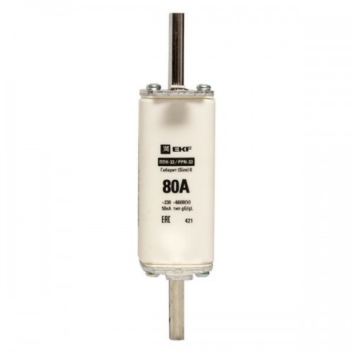 Вставка плавкая ППН-33 160/80А габарит 0 PROxima EKF fus-33-0/160/80