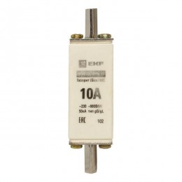 Вставка плавкая ППН-33 100/10А габарит 00C PROxima EKF fus-33/100/10