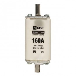 Вставка плавкая ППН-33 160/160А габарит 00 PROxima EKF fus-33/160