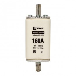 Вставка плавкая ППН-33 160/160А габарит 00 PROxima EKF fus-33/160
