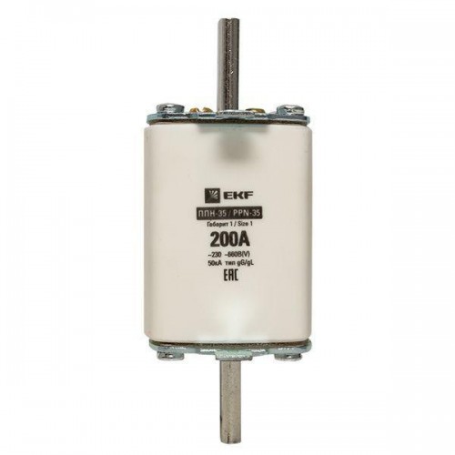 Вставка плавкая ППН-35 250/200А габарит 1 PROxima EKF fus-35/250/200