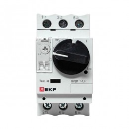 Выключатель автоматический для защиты двигателя GV2P 1-1.6А EKF gv2pm-1.6