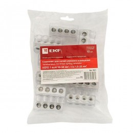 Клеммник для сетей уличного освещения KE10.1 Al 4х10-35/Cu 1.5-25PROxima EKF ke-10.1