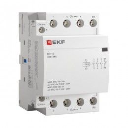 Контактор модульный КМ 16А 3NО+NC (3 мод.) EKF km-3-16-31