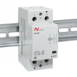 Контактор модульный КМ 40А 2NО 230В AC (2 мод.) AVERES EKF km-av-2-40-20-230V