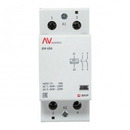 Контактор модульный КМ 40А 2NО 230В AC (2 мод.) AVERES EKF km-av-2-40-20-230V