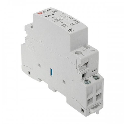 Контактор модульный КМ 16А NО+NC (1 мод.) EKF km-1-16-11