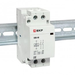 Контактор модульный КМ 40А 2NО (2 мод.) EKF km-2-40-20