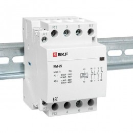 Контактор модульный КМ 25А 2NО+2NC (3 мод.) PROxima EKF km-3-25-22