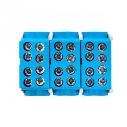 Клемма распределительная КСР с двойн. винтом 2х25/2х16 син. PROxima EKF ksr-2.25-2.16-blue