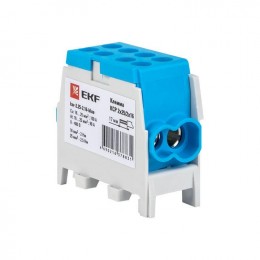 Клемма распределительная КСР с двойн. винтом 2х25/2х16 син. PROxima EKF ksr-2.25-2.16-blue