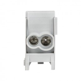 Клемма распределительная КСР с двойн. винтом 2х25/2х16 сер. PROxima EKF ksr-2.25-2.16-grey