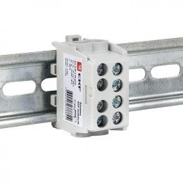 Клемма распределительная КСР с двойн. винтом 2х25/2х16 сер. PROxima EKF ksr-2.25-2.16-grey