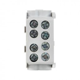 Клемма распределительная КСР с двойн. винтом 2х25/2х16 сер. PROxima EKF ksr-2.25-2.16-grey