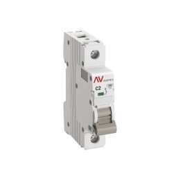 Выключатель автоматический модульный 1п C 2А 10кА AV-10 AVERES EKF mcb10-1-02C-av
