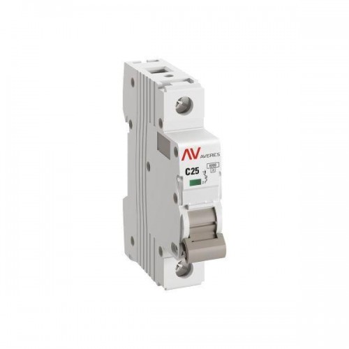 Выключатель автоматический модульный 1п C 25А 6кА AV-6 AVERES EKF mcb6-1-25C-av