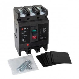 Выключатель автоматический LS125 18кА 3P 100А ProPact EKF mccb-125-18-3-100-ls