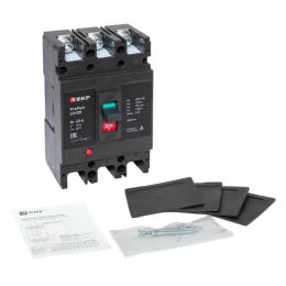 Выключатель автоматический 3п 63А 18кА LS125 ProPact EKF mccb-125-18-3-63-ls