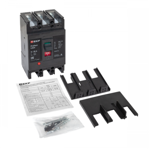 Выключатель автоматический 3п 20А 15кА LS63 ProPact EKF mccb-63-15-3-20-ls