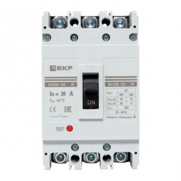 Выключатель автоматический 3п 100/20А 35кА ВА-99М PROxima EKF mccb99-100-20m