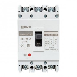 Выключатель автоматический 3п 100/80А 35кА ВА-99М PROxima EKF mccb99-100-80m
