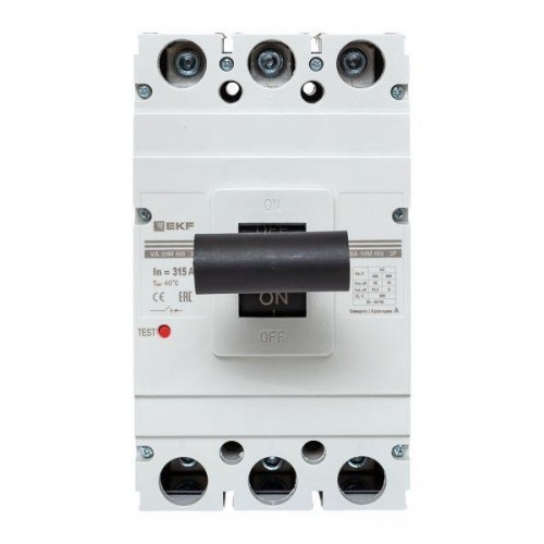 Выключатель автоматический 3п 400/315А 42кА ВА-99М PROxima EKF mccb99-400-315m