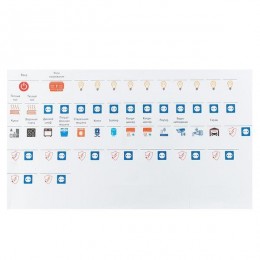 Наклейка модульная большой комплект 164х299 PROxima EKF mn-1-3