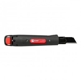 Нож строительно-монтажный 18мм НСМ-80 (SK4) Heavy Duty (до 60кг) Professional EKF ncm-80-pro