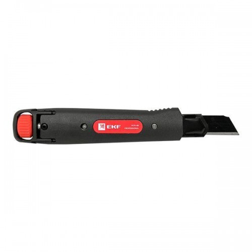 Нож строительно-монтажный 18мм НСМ-80 (SK4) Heavy Duty (до 60кг) Professional EKF ncm-80-pro