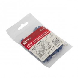 Наконечник штыревой плоский изолированный НШПИ 1.0-2.5 (уп.50шт) EKF nshpi-1.0-2.5