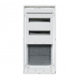 Щит комбинированный встраив. Nova 2 DIN-рейки + 2 монтаж. платы 4 габарит IP41 с пластик. дверью EKF nv-cb-pd-2+2