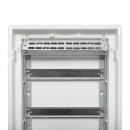 Щит комбинированный встраив. Nova 2 DIN-рейки + 2 монтаж. платы 4 габарит IP41 с пластик. дверью EKF nv-cb-pd-2+2