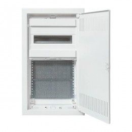 Щит комбинированный встраив. Nova 1 DIN-рейка + 2 монтаж. платы 3 габарит IP41 с метал. перфорированной дверью EKF nv-cb-pmd-1+2