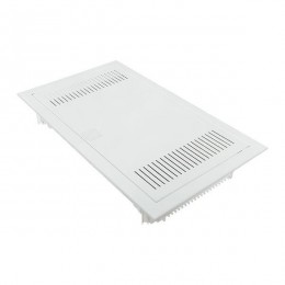 Щит комбинированный встраив. Nova 1 DIN-рейка + 2 монтаж. платы 3 габарит IP41 с метал. перфорированной дверью EKF nv-cb-pmd-1+2