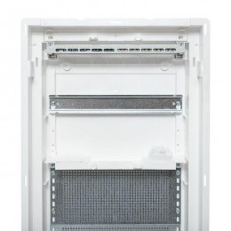 Щит комбинированный встраив. Nova 1 DIN-рейка + 2 монтаж. платы 3 габарит IP41 с метал. перфорированной дверью EKF nv-cb-pmd-1+2